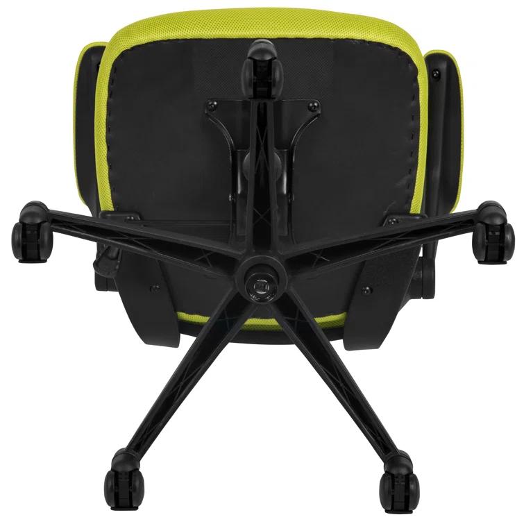 Jayetta Mid-Back Mesh Swivel Ergonomic Office Chair with Flip-Up Arms