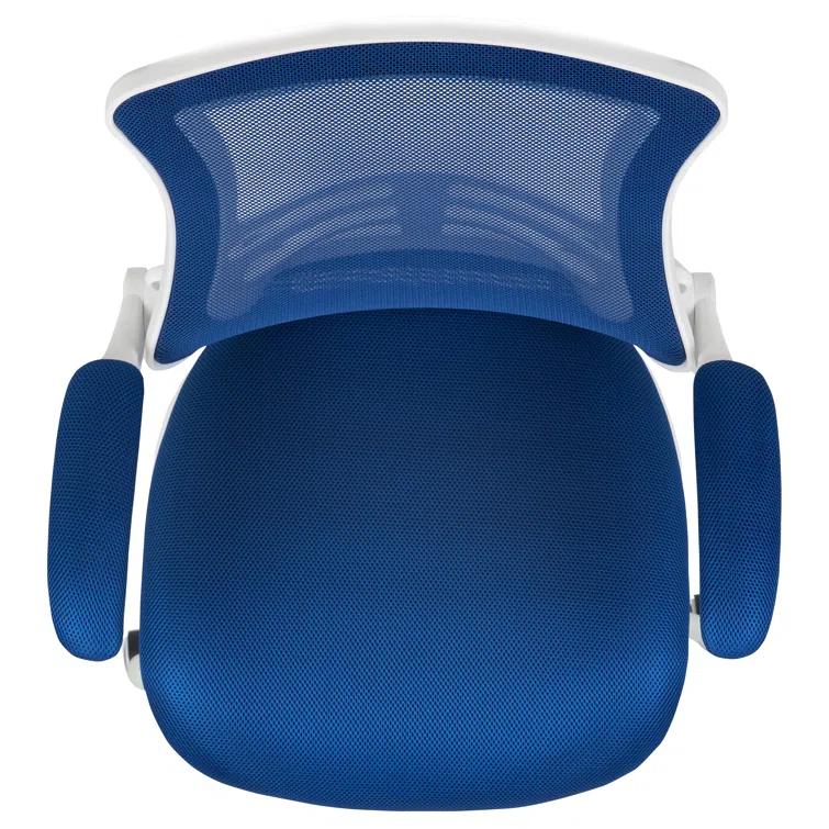 Jayetta Mid-Back Mesh Swivel Ergonomic Office Chair with Flip-Up Arms by Flash Furniture