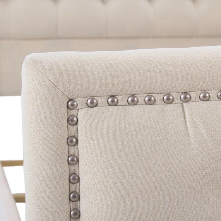 Coleman Upholstered Wingback Bed