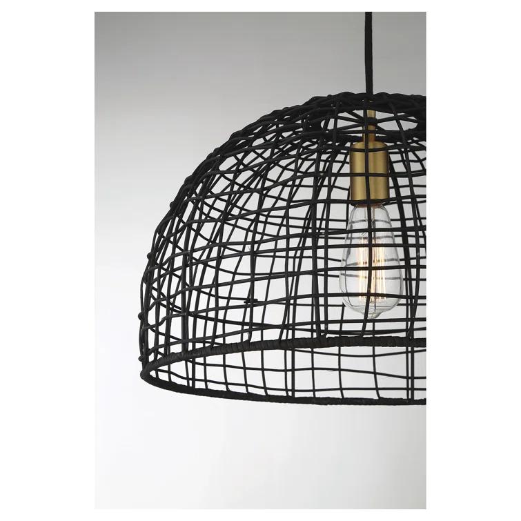 Wexler 1 - Light Pewter Single Pendant