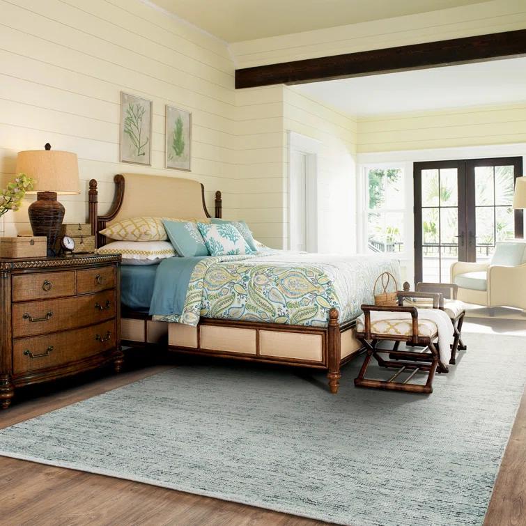 Legends Handmade Tufted Blue/Teal Area Rug