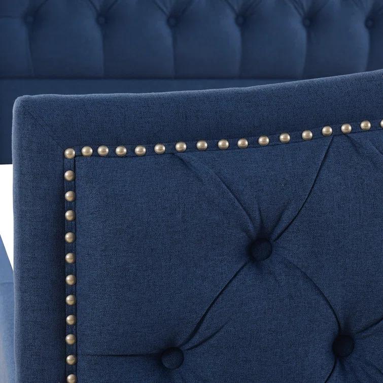 Coleman Upholstered Wingback Bed