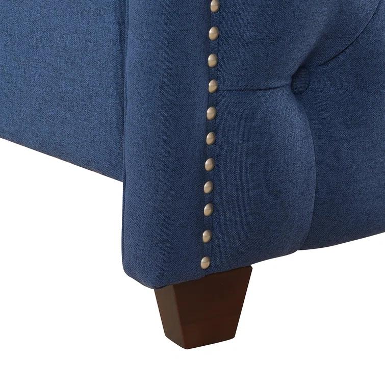 Coleman Upholstered Wingback Bed