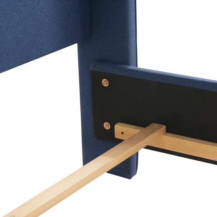 Coleman Upholstered Wingback Bed