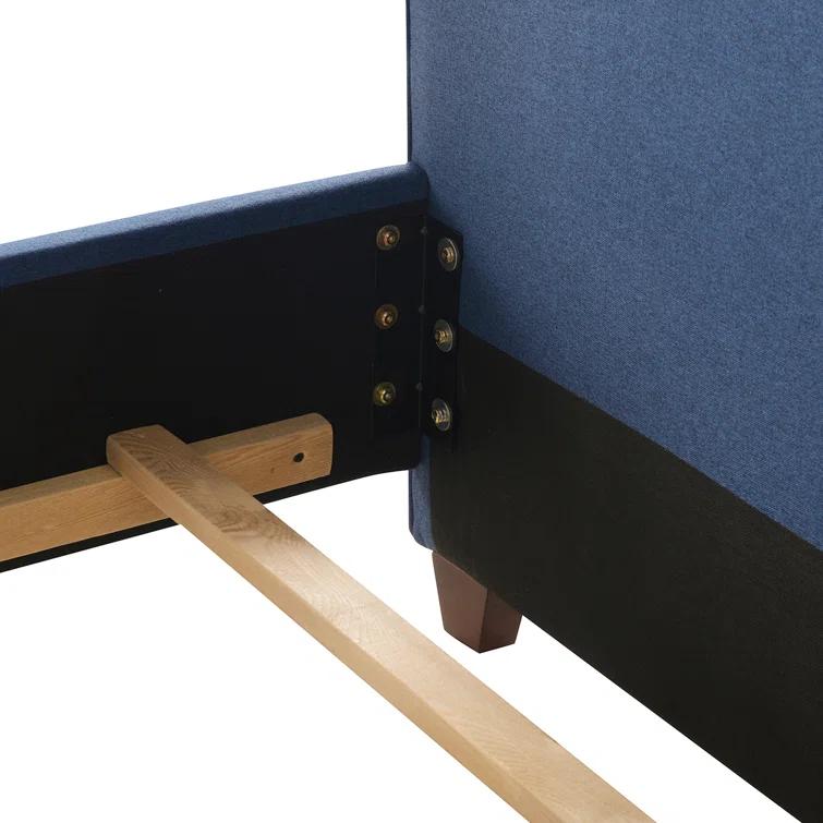 Coleman Upholstered Wingback Bed