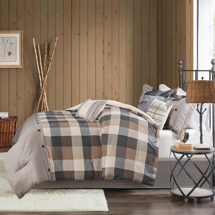 Madison Park Ridge 7 Piece Herringbone Comforter Set