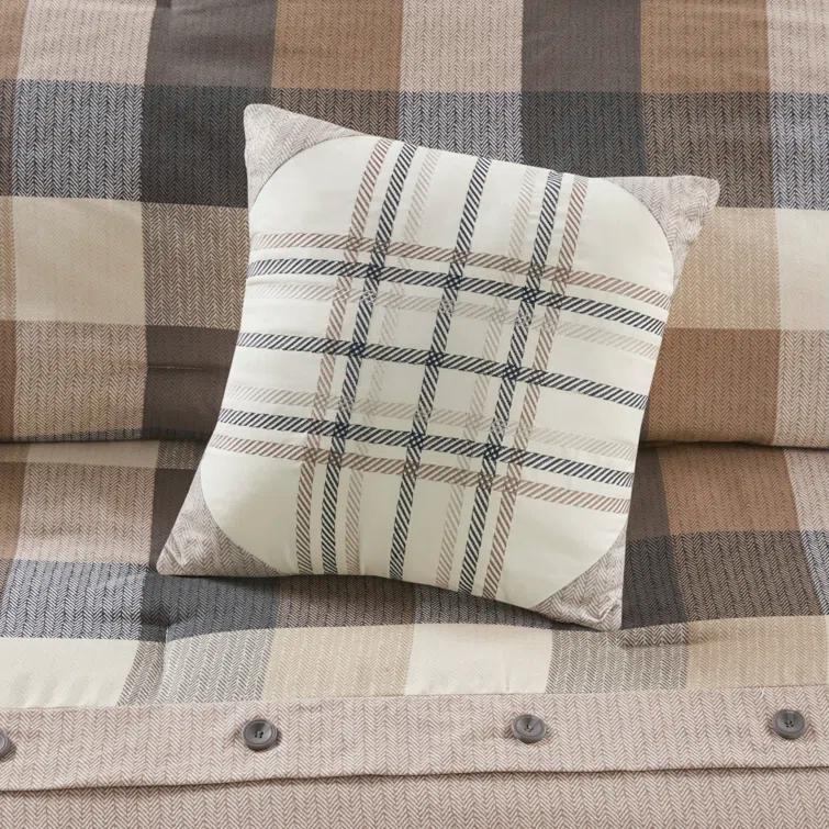 Madison Park Ridge 7 Piece Herringbone Comforter Set