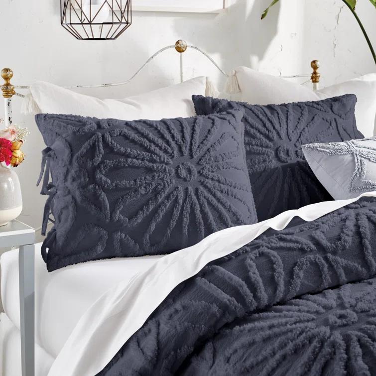 Peri Home Peri Home Chenille Medallion 3 Piece Comforter Set