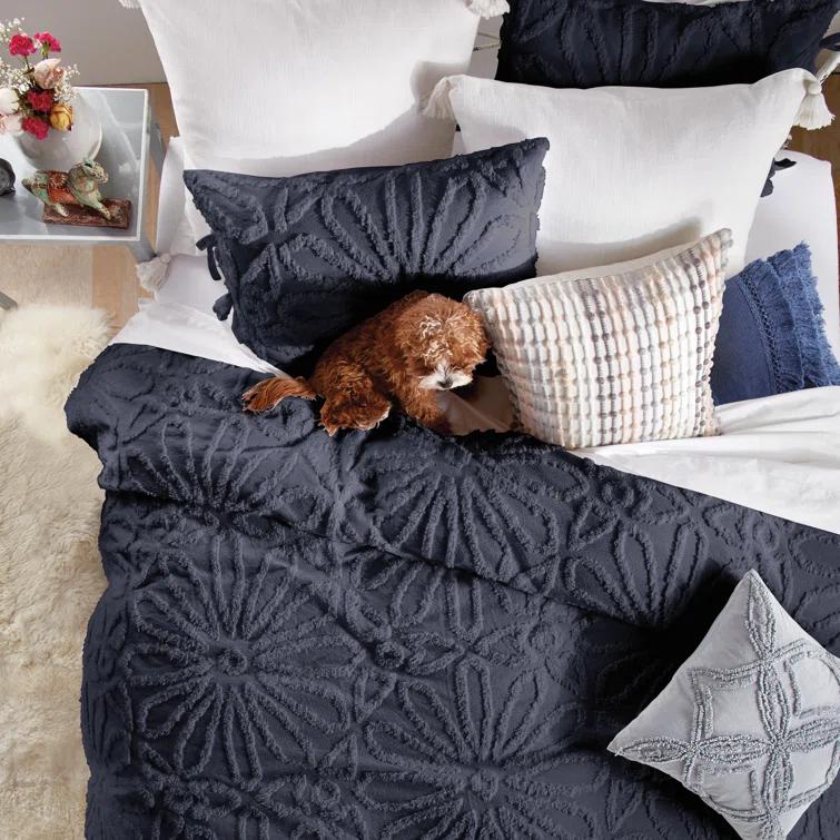 Peri Home Peri Home Chenille Medallion 3 Piece Comforter Set