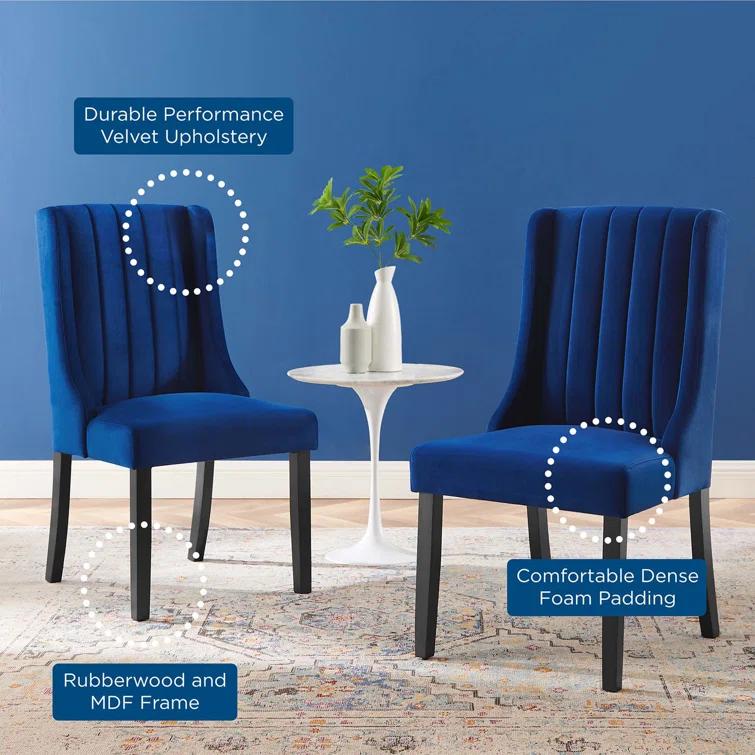 Renew Parsons Fabric Dining Side Chairs - Set of 2