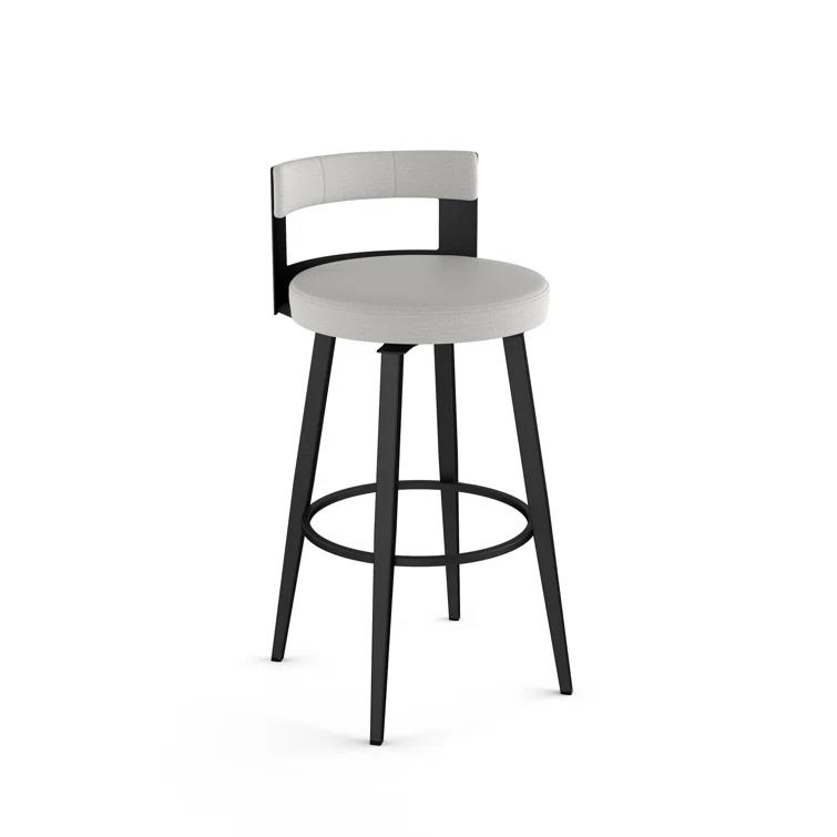 Corda Swivel Upholstered Counter & Bar Stool