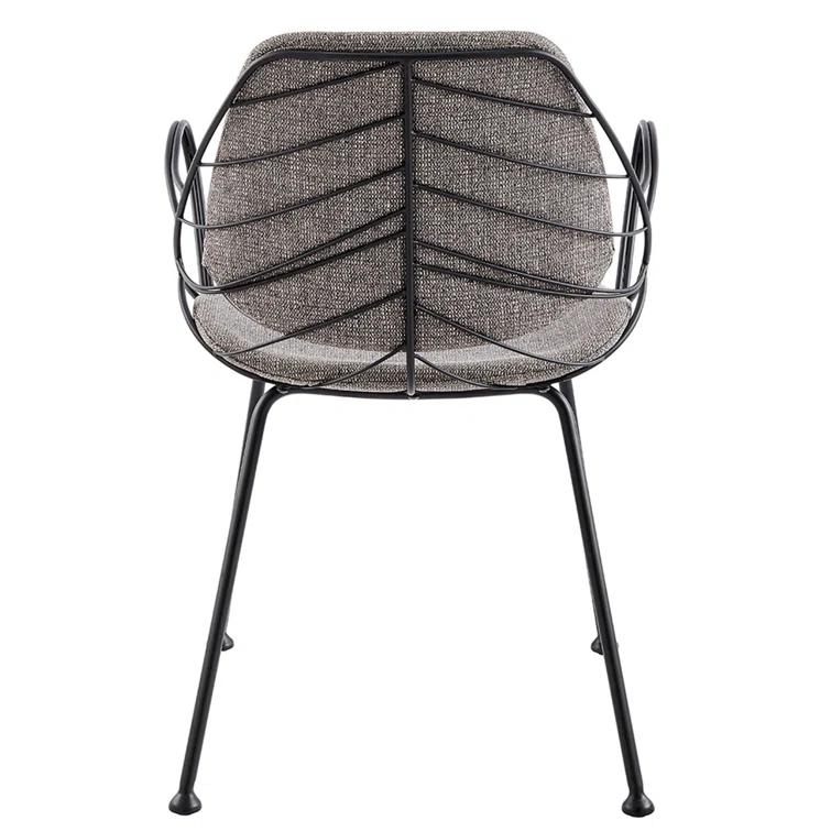 Bevers 18.3'' H Fabric Upholstered Metal Armchair