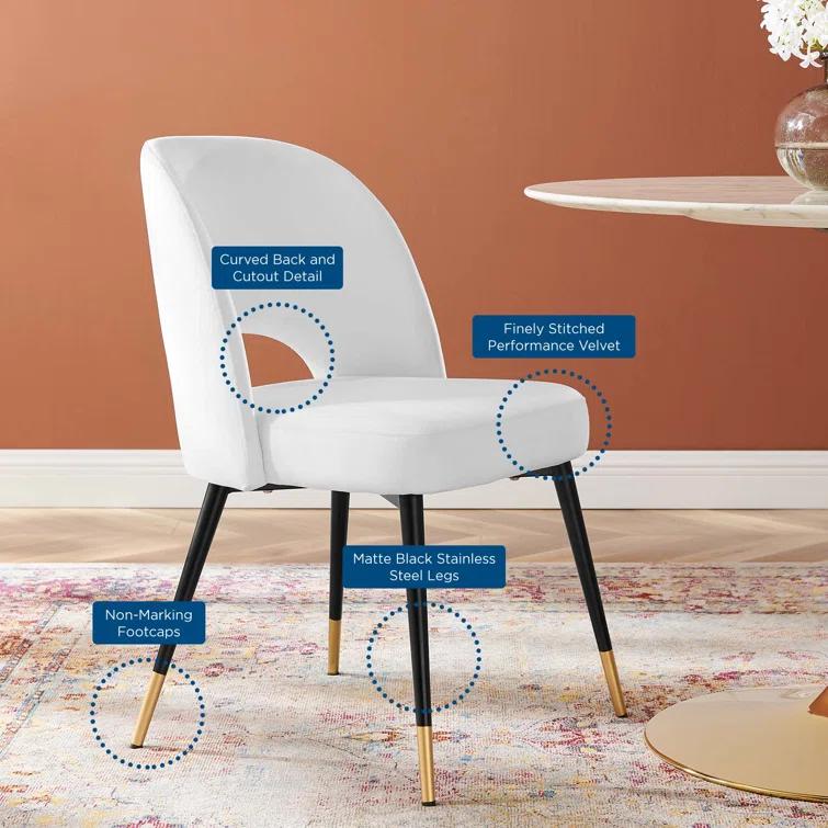 Modway Rouse Performance Velvet Dining Side Chair