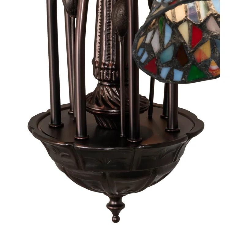 Meyda Tiffany 236531 Stained Glass 7 Light 26" Wide Chandelier - MultiColor