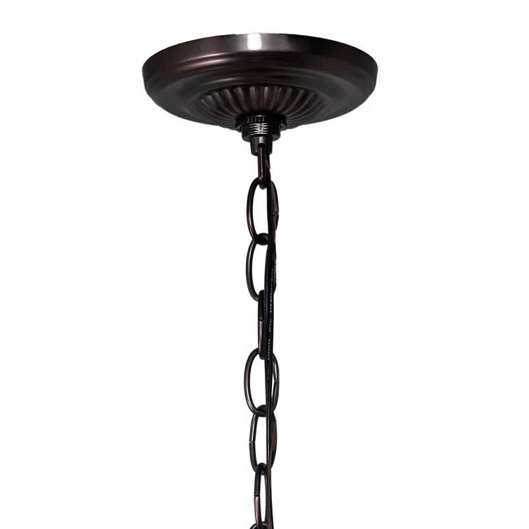 Meyda Tiffany 236538 Tiffany Pond Lily 7 Light 26" Wide Chandelier - MultiColor