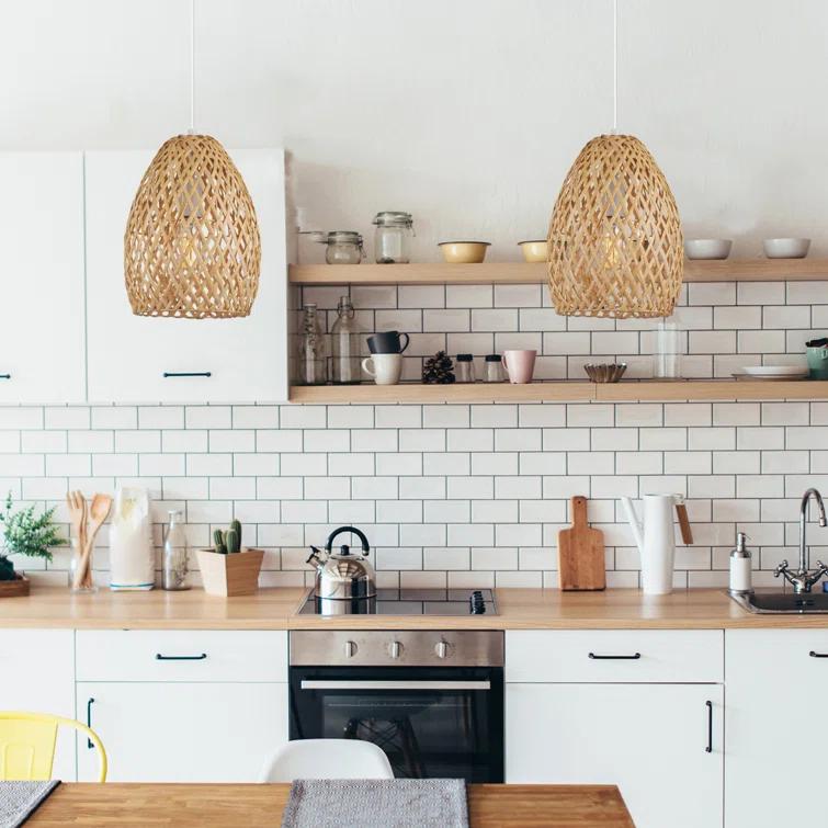 1 - Light White Kitchen Island Pendant