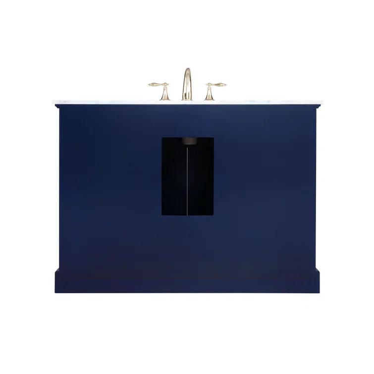 Birch Lane™ Hermes 48'' Single Bathroom Vanity with Marble Top