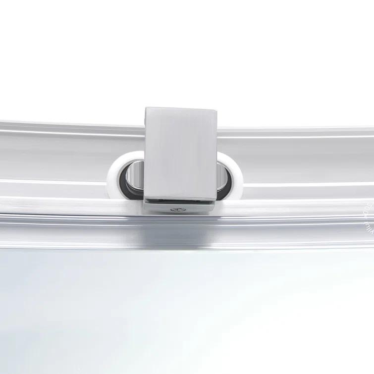 OVE Decors Breeze 44 in. Round Shower Kit w/ Clear, Base