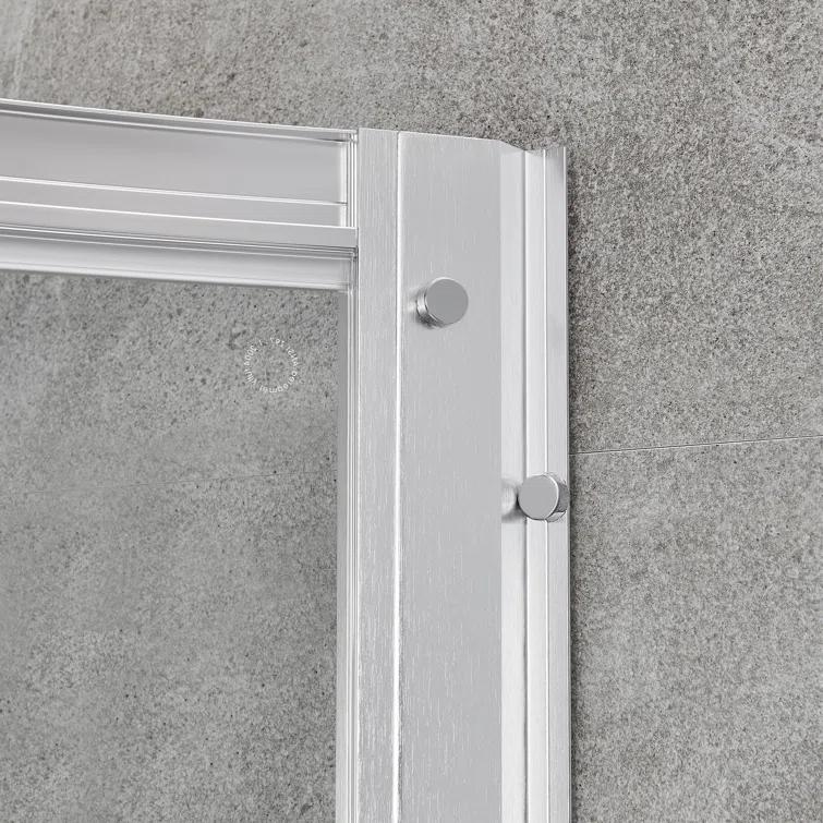 OVE Decors Breeze 44 in. Round Shower Kit w/ Clear, Base