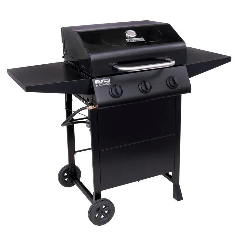 Charbroil American Gourmet 3-Burner Propane Gas Grill Cart