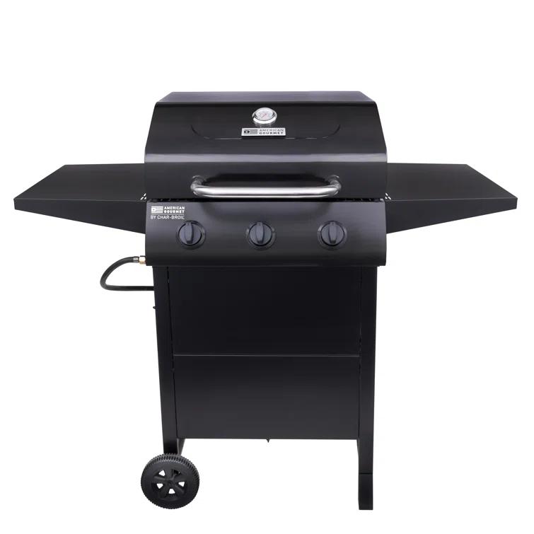 Charbroil American Gourmet 3-Burner Propane Gas Grill Cart