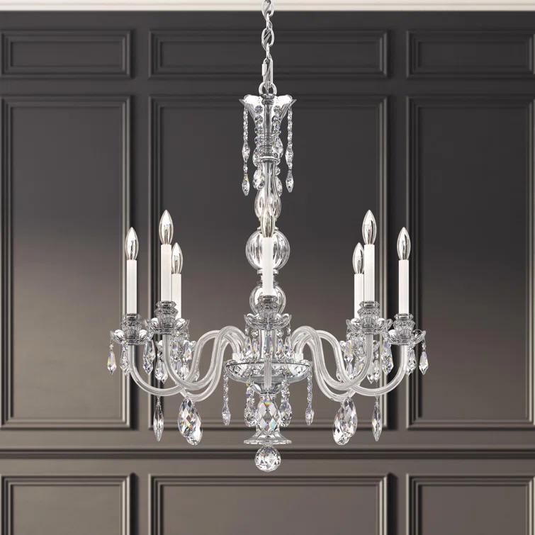Hamilton Nouveau 8 - Light Dimmable Classic / Traditional Chandelier