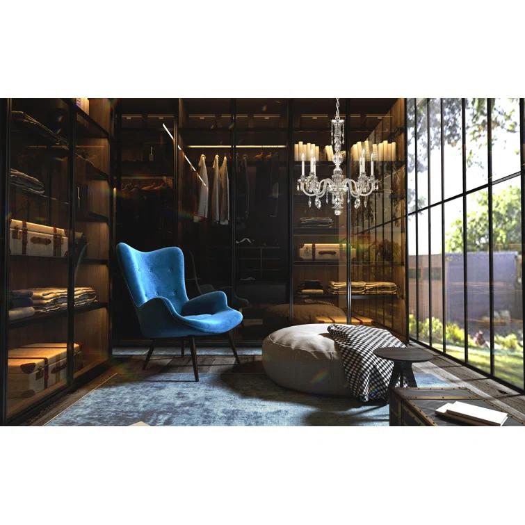 Hamilton Nouveau 8 - Light Dimmable Classic / Traditional Chandelier