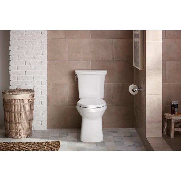 Corbelle™ 1.28 GPF Water Efficient Elongated Two-Piece toilet (Seat Not Included)