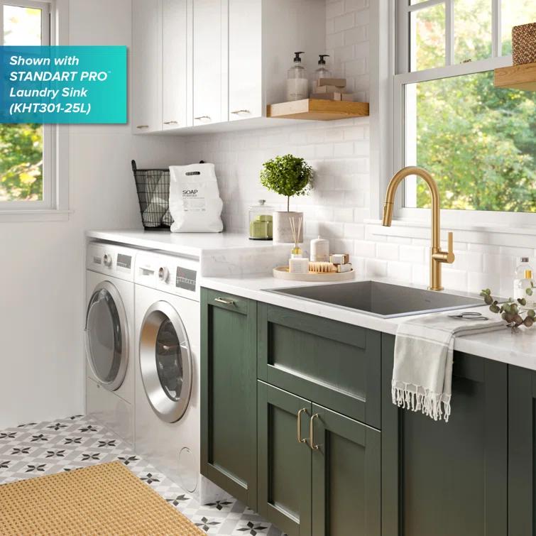 KRAUS Oletto Single Handle Pull Down Kitchen Faucet