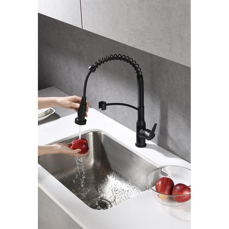 Karran Scottsdale Single-Handle Pull-Down Sprayer Kitchen Faucet