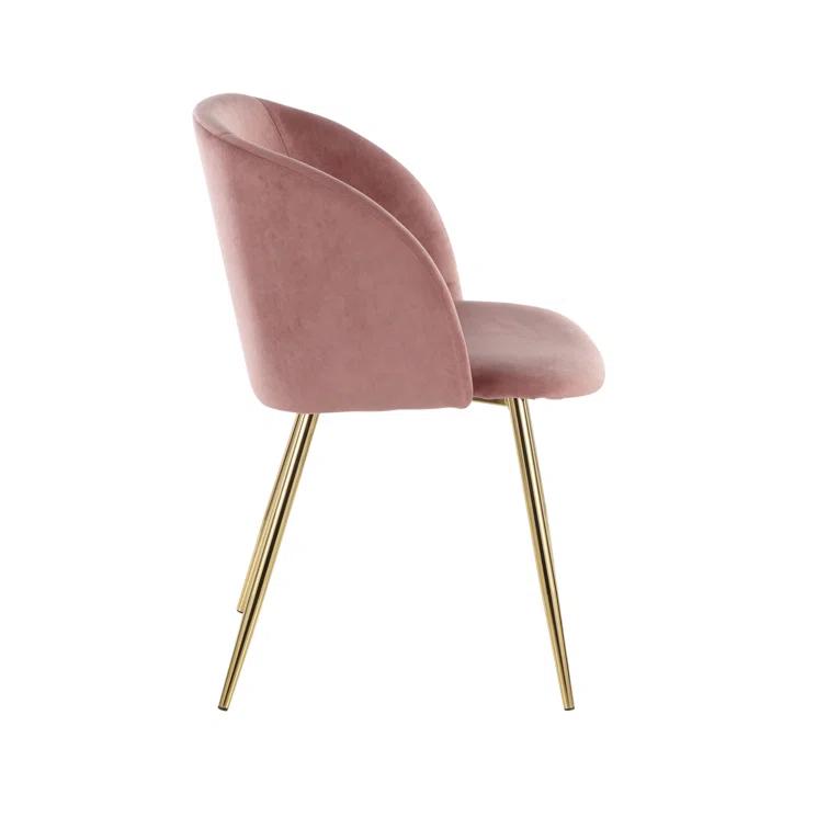 Terrance 18.5'' H Velvet Upholstered Parsons Chair