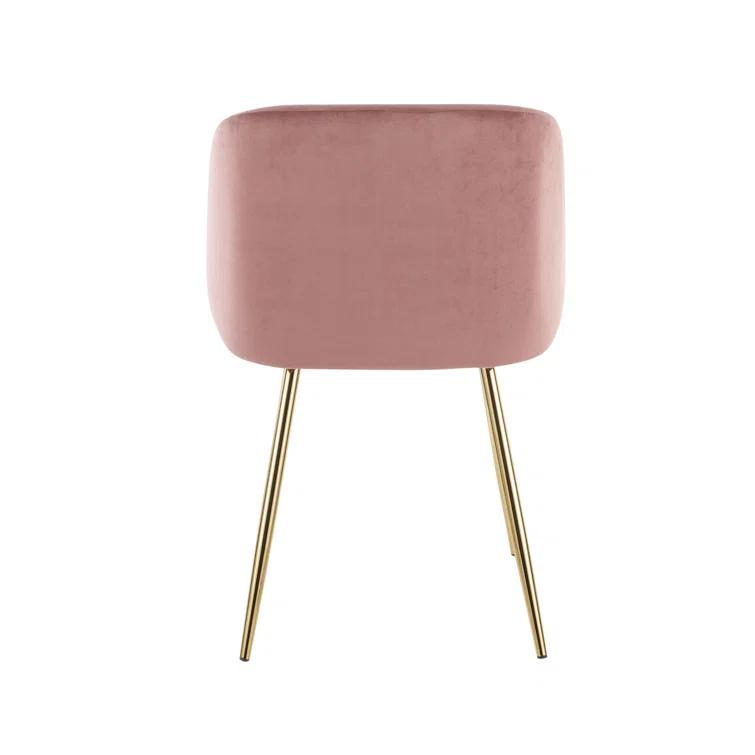 Terrance 18.5'' H Velvet Upholstered Parsons Chair
