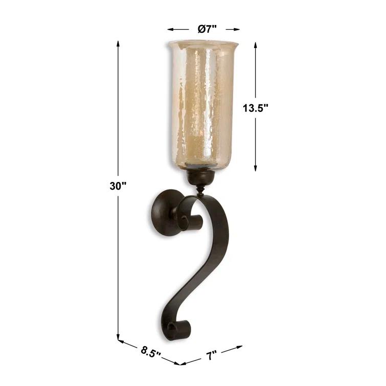 Joselyn Candle Sconce by Billy Moon - Bronze