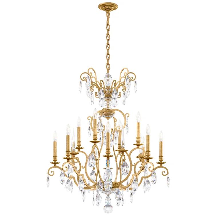 12 - Light Dimmable Classic / Traditional Chandelier