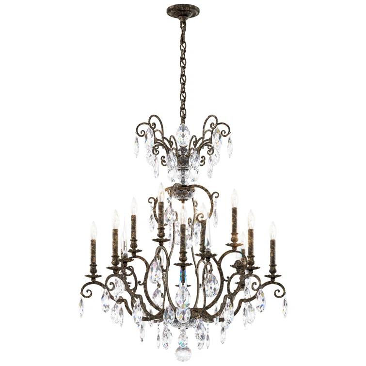 12 - Light Dimmable Classic / Traditional Chandelier