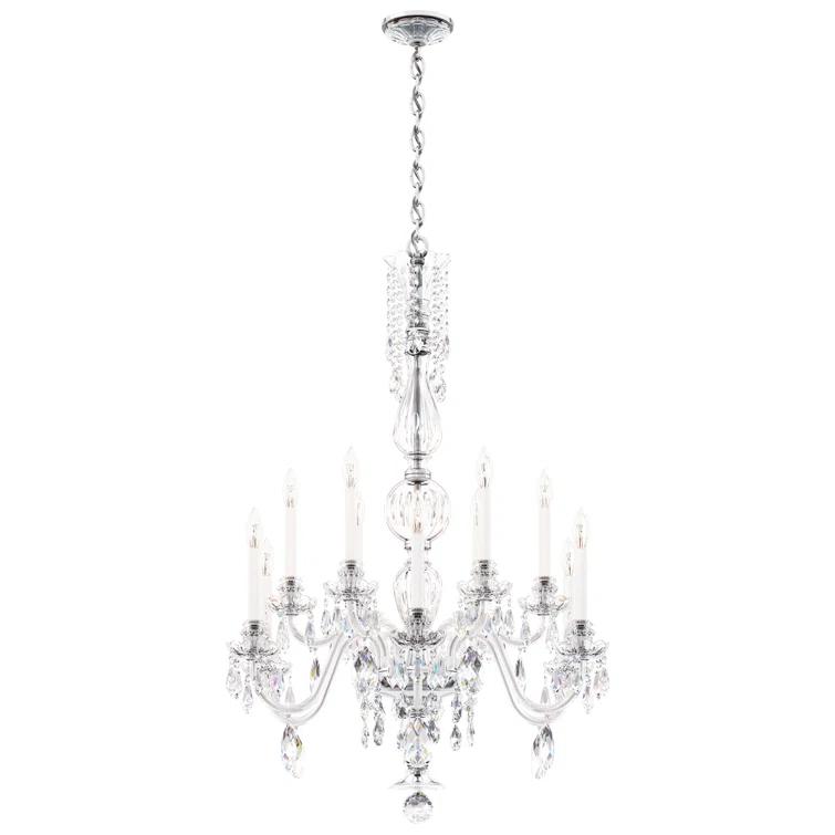 Schonbek Hamilton Nouveau 12 - Light Dimmable Classic / Traditional Chandelier