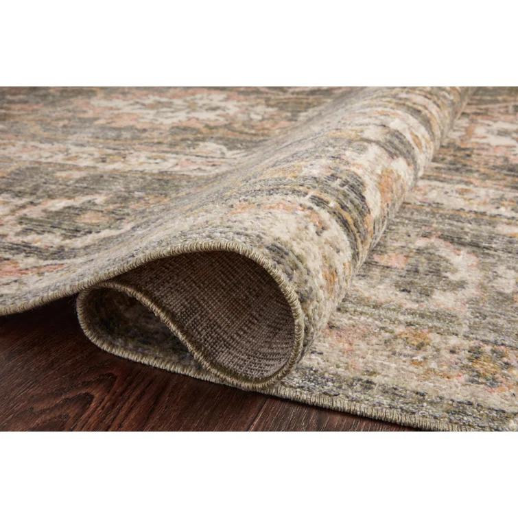 Rosemarie Rug by Chris Loves Julia x Loloi - Sage and Blush / 2'7" x 12' Runner