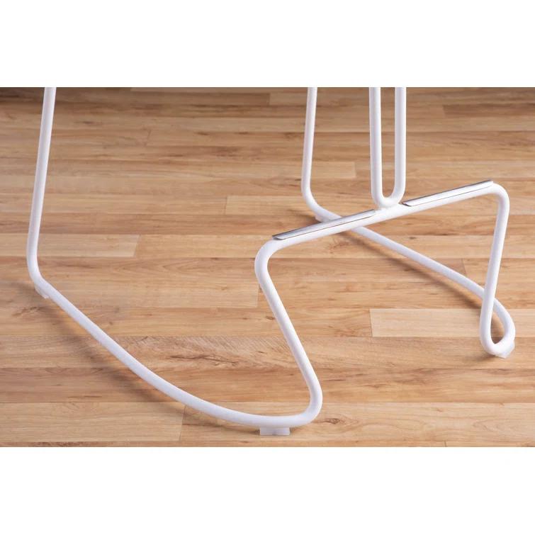 Premo Upholstered Counter Stool with Metal Frame