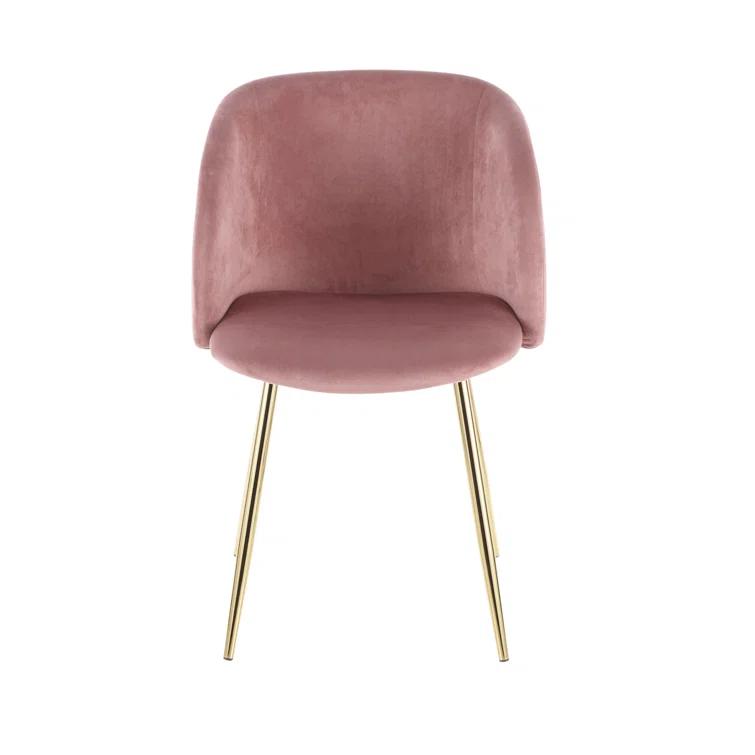 Terrance 18.5'' H Velvet Upholstered Parsons Chair