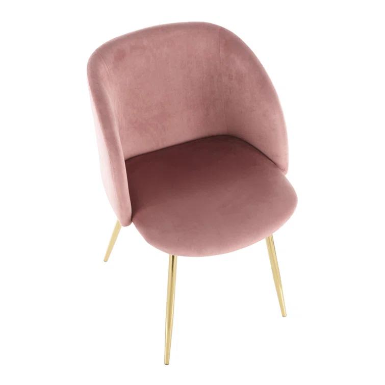 Terrance 18.5'' H Velvet Upholstered Parsons Chair