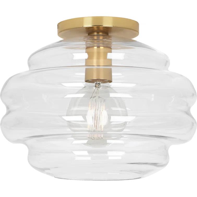 Robert Abbey Horizon Glass Flush Mount
