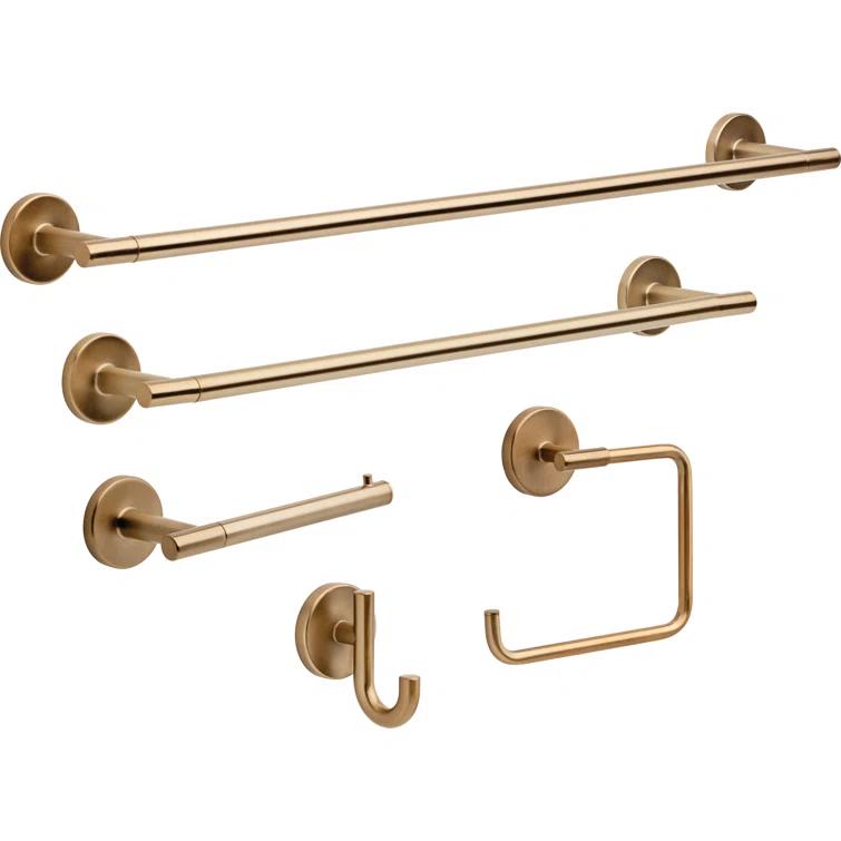 Trinsic Wall Mount Square Open Towel Ring Bath Hardware Accessory