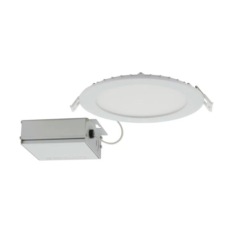 6.78'' Selectable Color Temperature Dimmable Air-Tight IC Rated LED Canless Recessed Lighting Kit