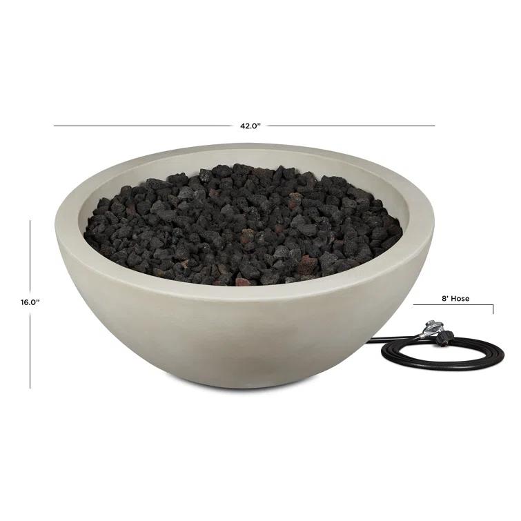 Benno Fire Bowl - Fog / 42" / Natural Gas