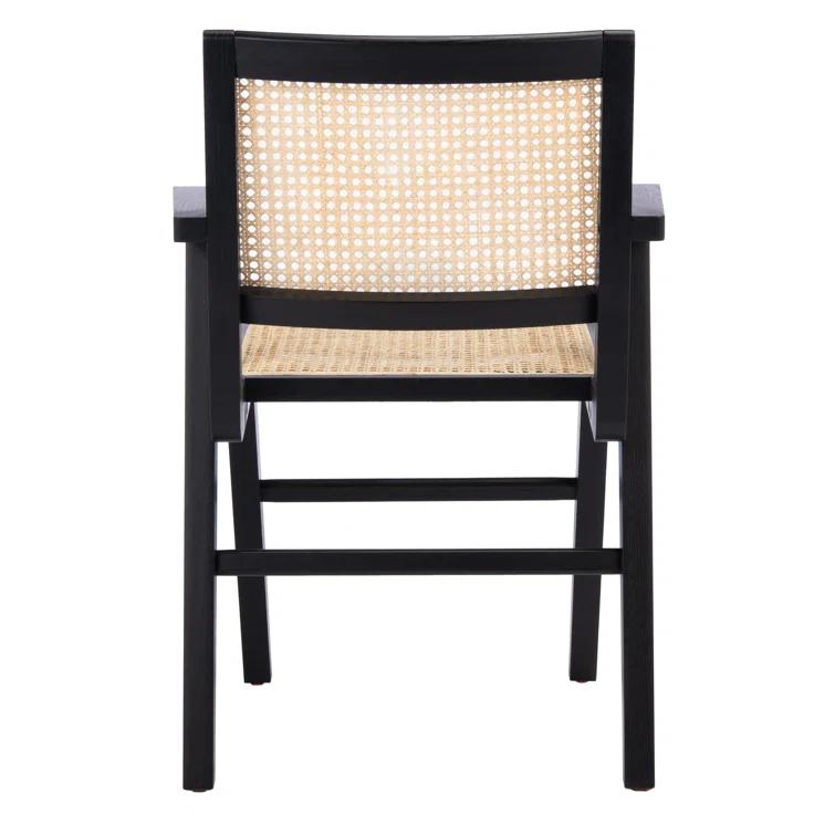 AllModern Atticus Cane Arm Chair (Set of 2)