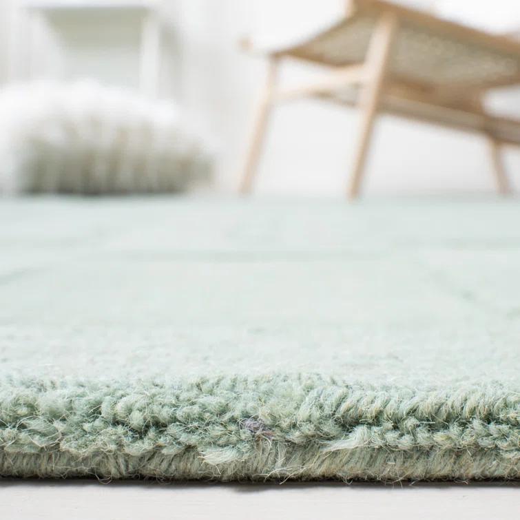 Martha Stewart Hand Tufted Wool Pile Geometric Rug