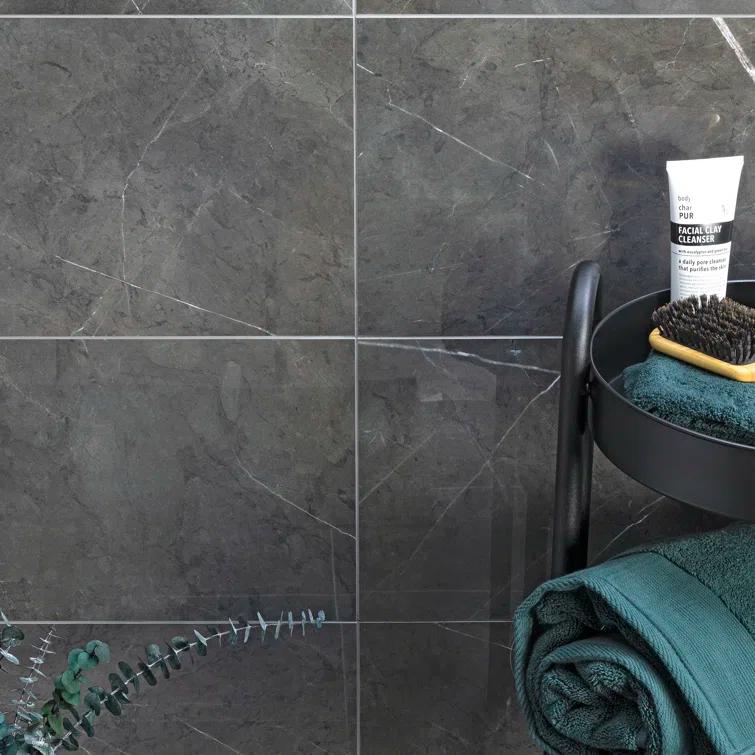 Bond Tile 12" x 24" Porcelain Marble Look Wall & Floor Tile