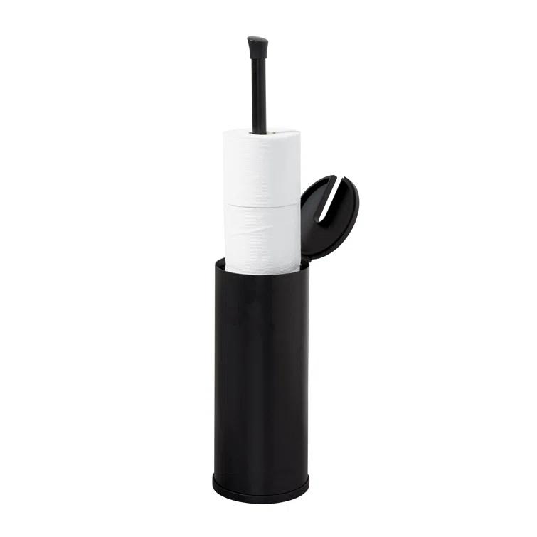 Zenna Home ETP1ALBKL Free Standing Toilet Paper Holder