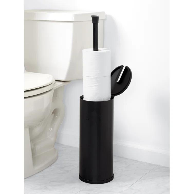 Zenna Home ETP1ALBKL Free Standing Toilet Paper Holder
