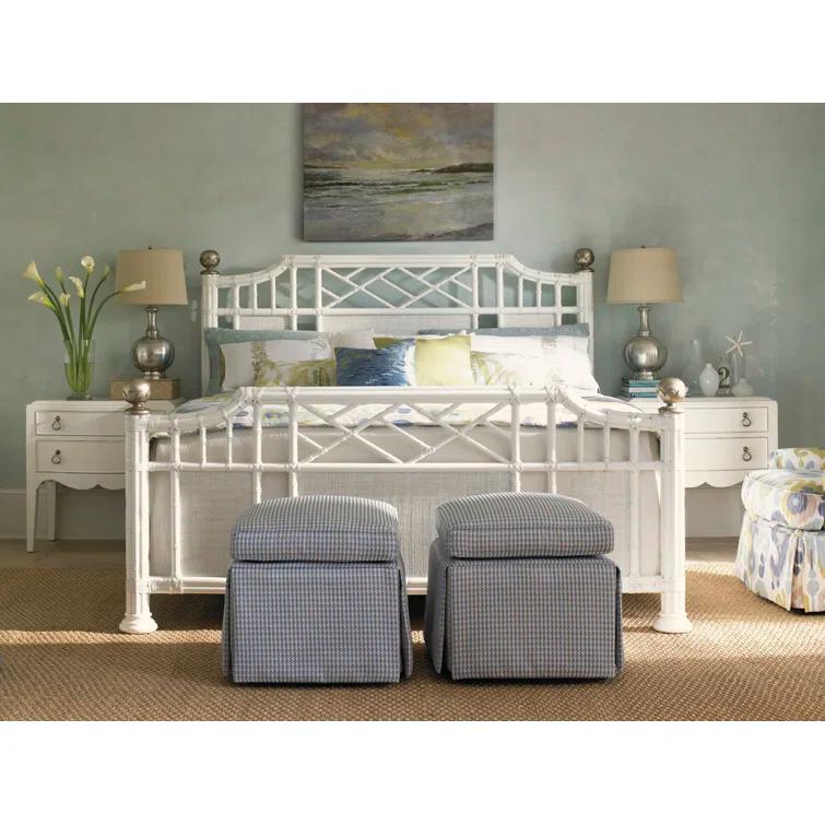 Tommy Bahama Home Ivory Key Pritchards Bay Panel Bed